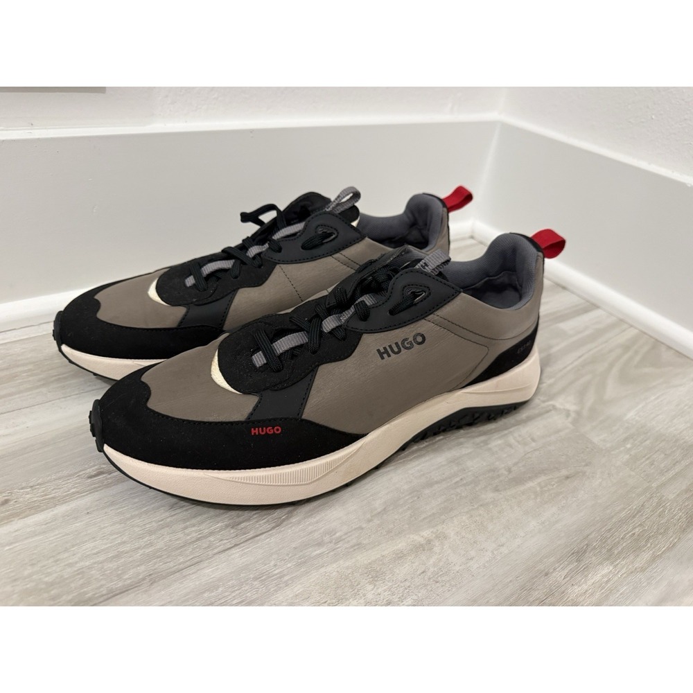Hugo Boss Kane_Runn_MFNY_N Men's Sneakers Lace-Up Shoes Open Grey 45
